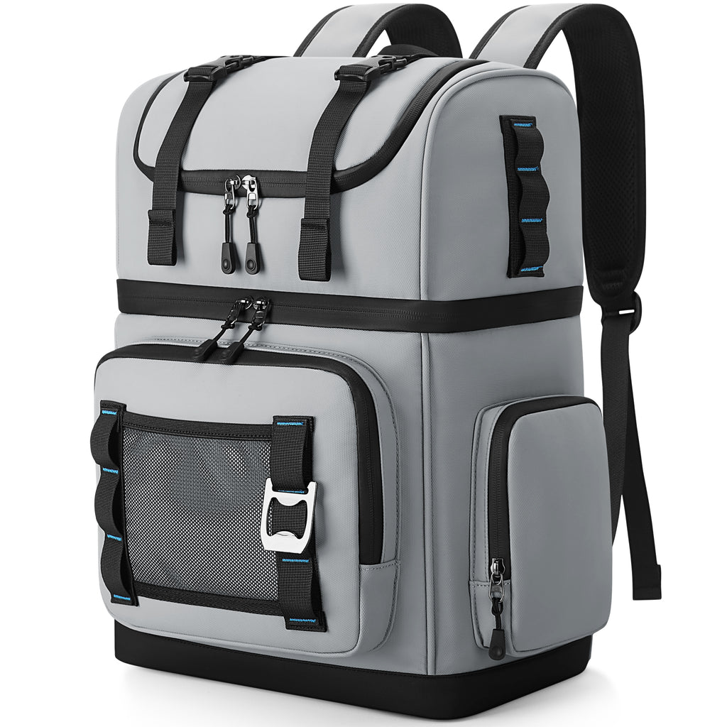 YOUNGOA 26L Insulated Cooler Backpack – 44-Can Leakproof Travel Backpack Cooler for Beach, Camping & Hiking