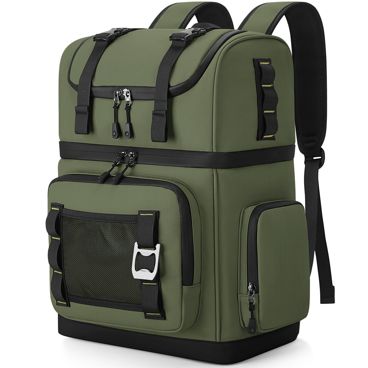 YOUNGOA 26L Insulated Cooler Backpack – 44-Can Leakproof Travel Backpack Cooler for Beach, Camping & Hiking