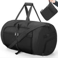 YOUNGOA Extra Large Foldable Travel Duffle Bag with Shoe Compartment – Waterproof & Lightweight