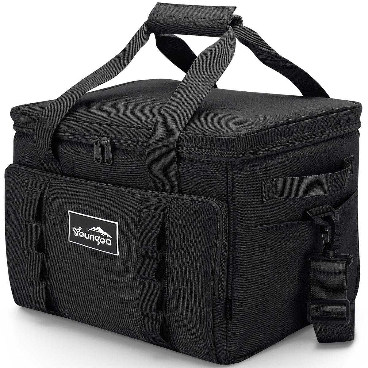 YOUNGOA Large 32L Insulated Soft Cooler Bag – Collapsible Ice Chest for 48 Cans, Portable Cooler for Beach, Camping & Travel