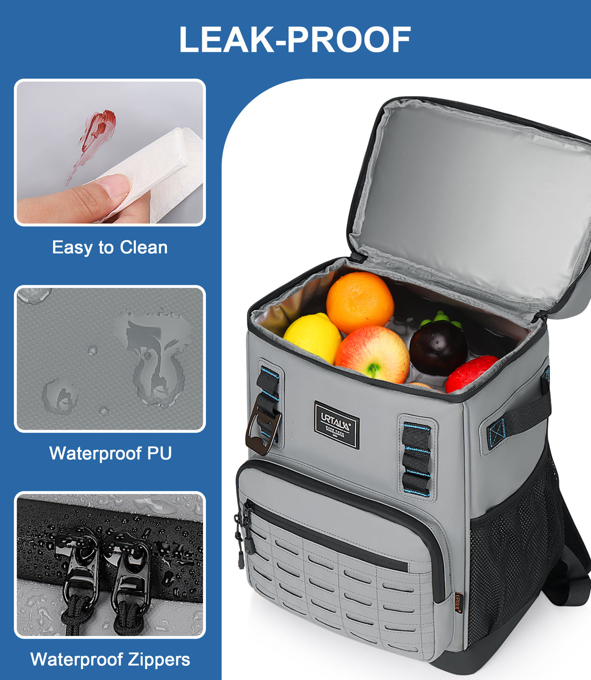 YOUNGOA 25L Insulated Cooler Backpack – 12-Hour Cold Retention & 100% Leakproof