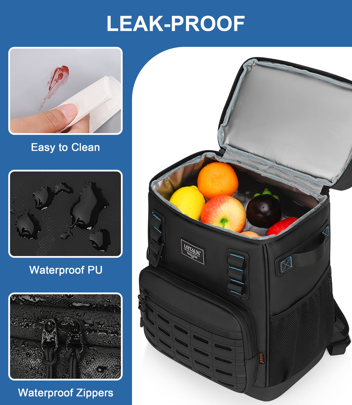 YOUNGOA 25L Insulated Cooler Backpack – 12-Hour Cold Retention & 100% Leakproof