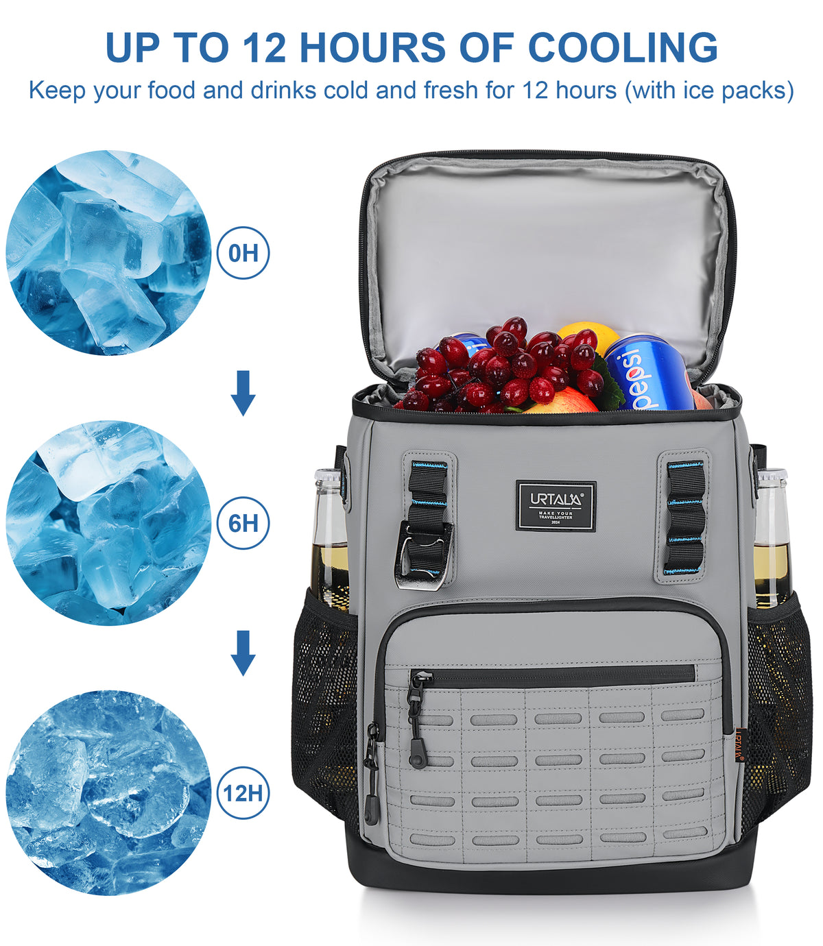 YOUNGOA 25L Insulated Cooler Backpack – 12-Hour Cold Retention & 100% Leakproof