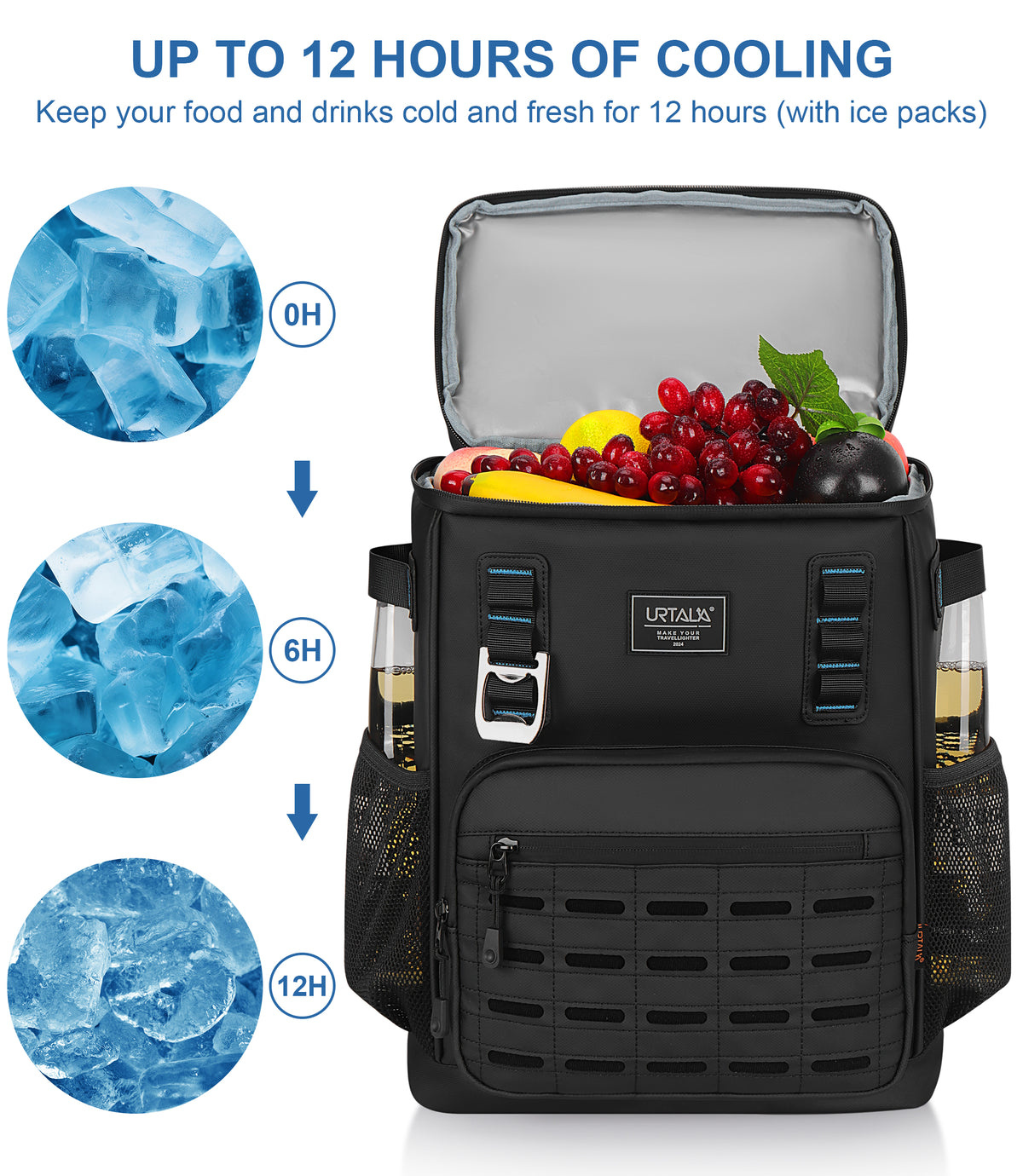 YOUNGOA 25L Insulated Cooler Backpack – 12-Hour Cold Retention & 100% Leakproof