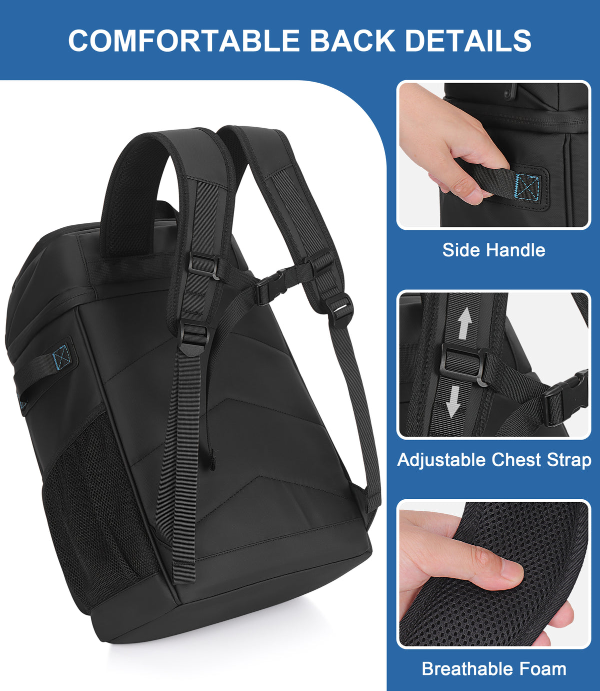 YOUNGOA 25L Insulated Cooler Backpack – 12-Hour Cold Retention & 100% Leakproof
