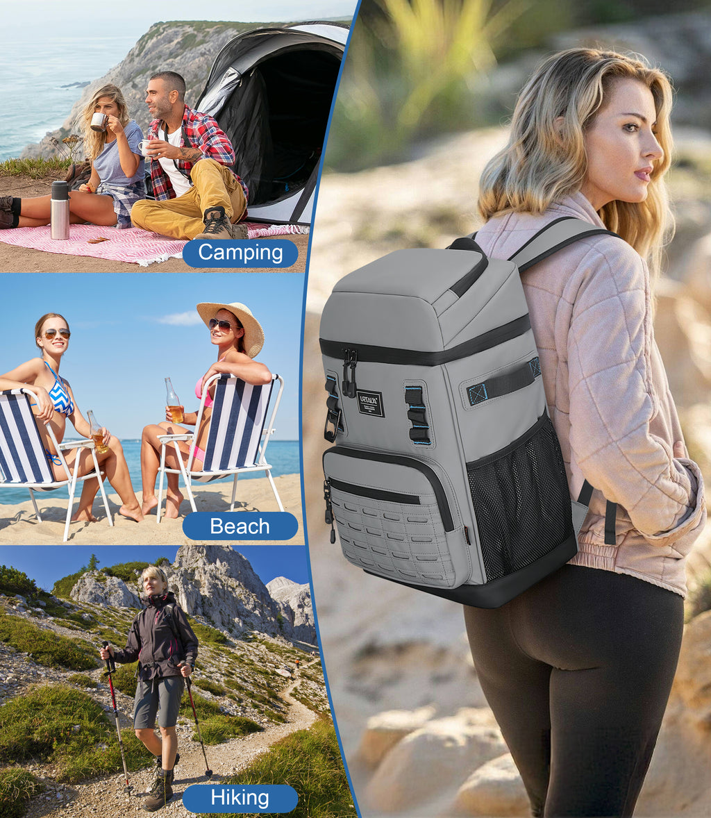 YOUNGOA 25L Insulated Cooler Backpack – 12-Hour Cold Retention & 100% Leakproof