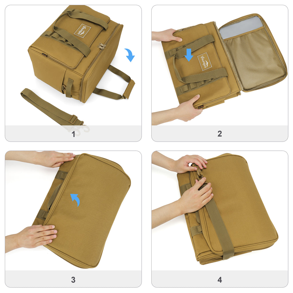 YOUNGOA Large 32L Insulated Soft Cooler Bag – Collapsible Ice Chest for 48 Cans, Portable Cooler for Beach, Camping & Travel