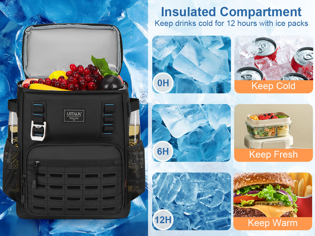 YOUNGOA 25L Insulated Cooler Backpack – 12-Hour Cold Retention & 100% Leakproof