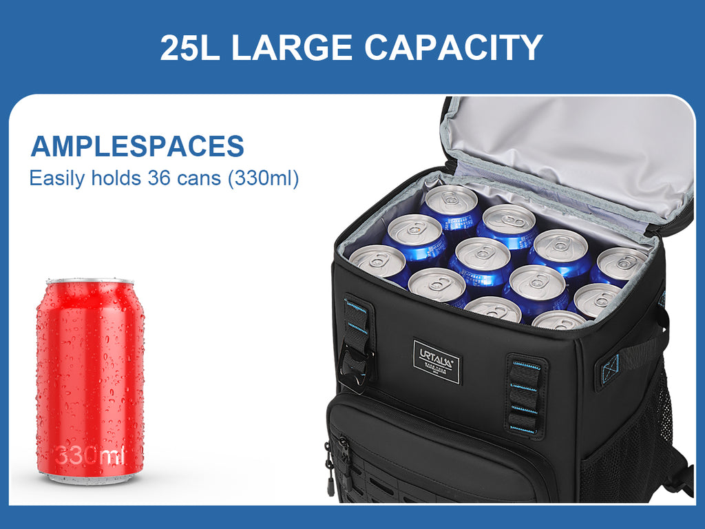 YOUNGOA 25L Insulated Cooler Backpack – 12-Hour Cold Retention & 100% Leakproof